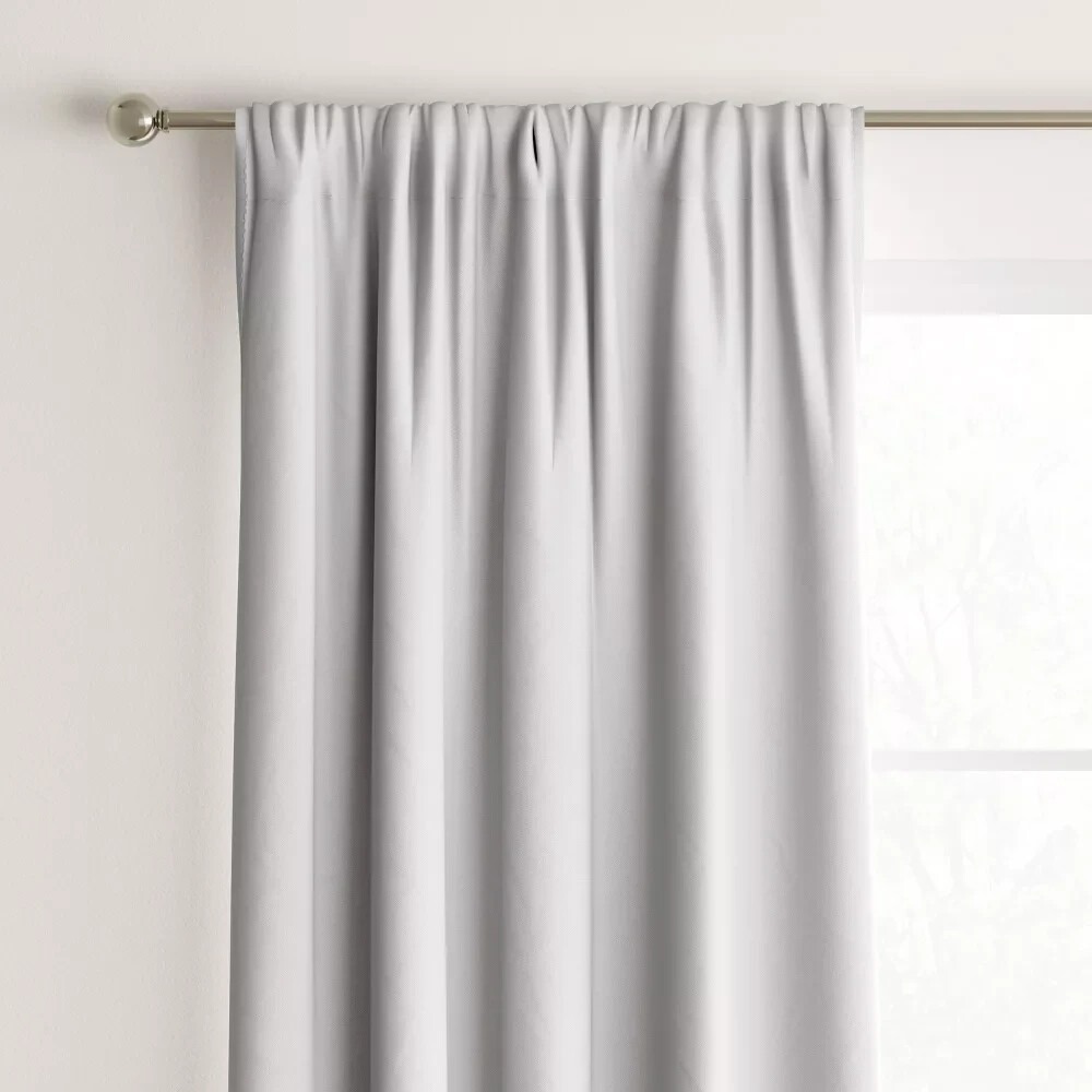 ⚡1 Pc Room Darkening Heathered Window Curtain Panel - Room Essentials Off white